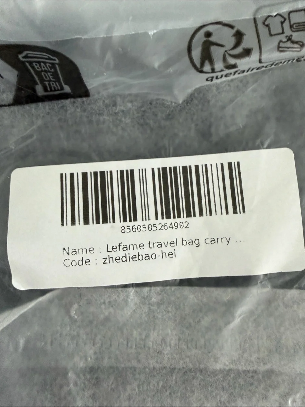 Lefame Convertible Travel Garment Bag / Carry-On – Black & Brown